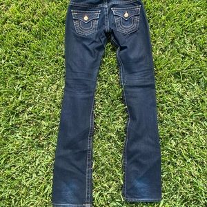 Dark wash True Religion jeans. Size 24
